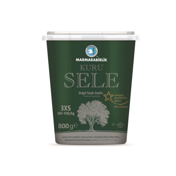 Marmara Birlik Kuru Sele Czarne Oliwki 800 g.