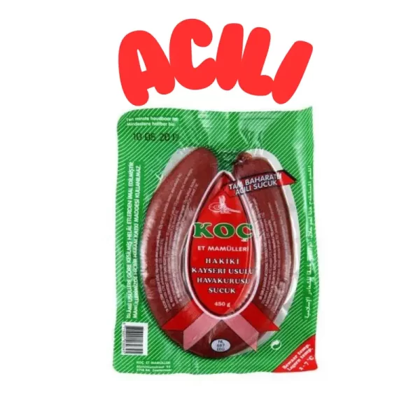 KOC SUCUK Kiełbasa Turecka Ostra 450 g.