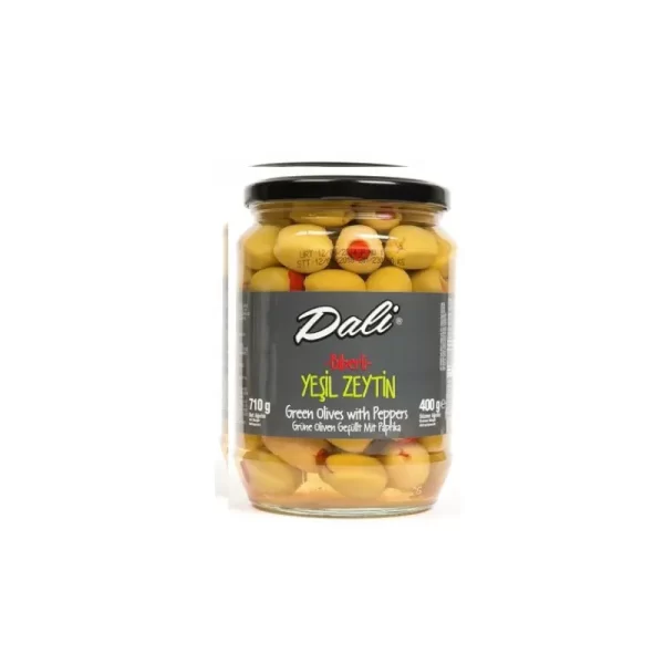 DALI BIBERLI OLIWKI ZIELONA Z PAPR. 400G.