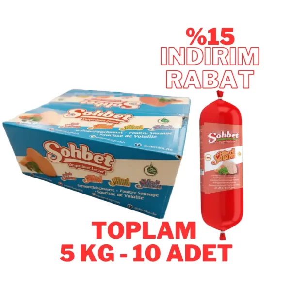 SOHBET SALAM Z INDYKA 500GR-10szt