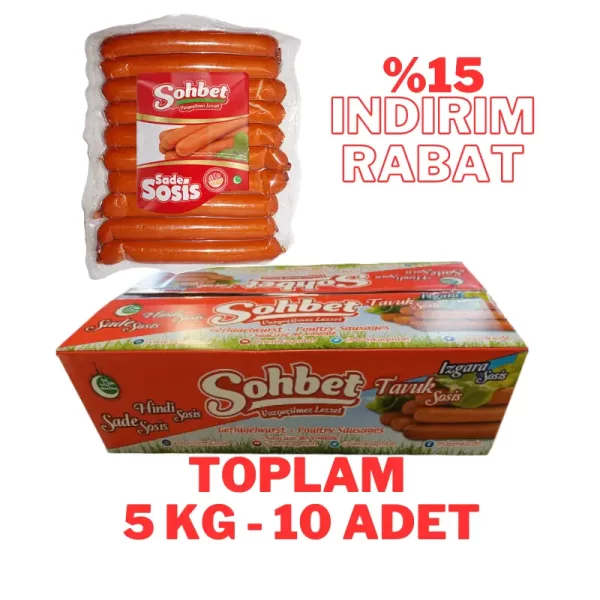 SOHBET SADE SOSIS 500 GR-10szt